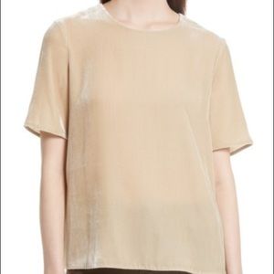Vince Velvet Tee Size S NWT